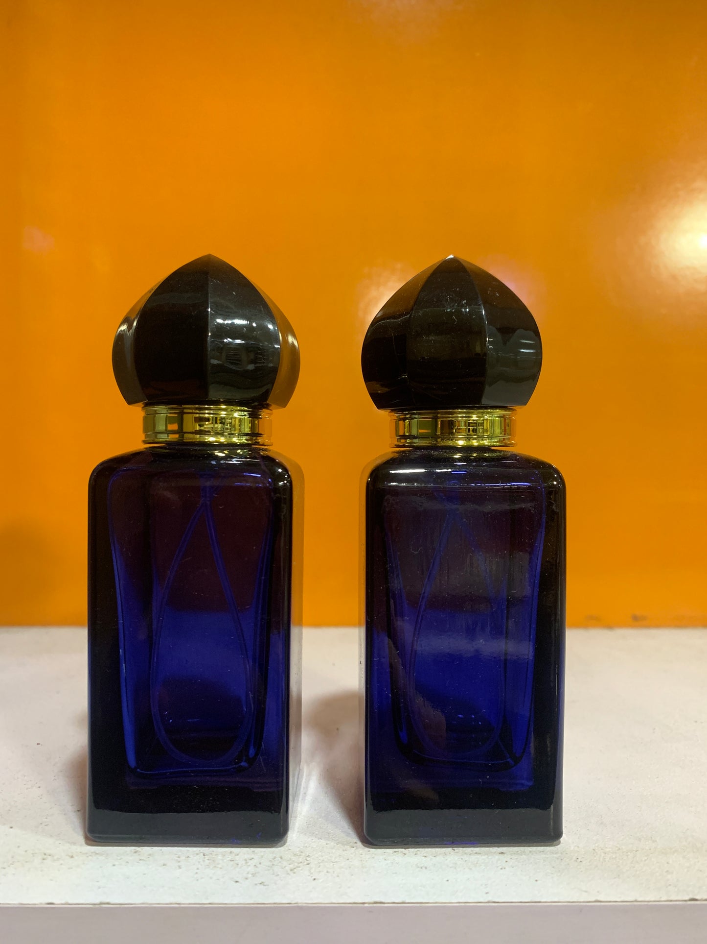 50ML SQUARE BOTTLE BLUE