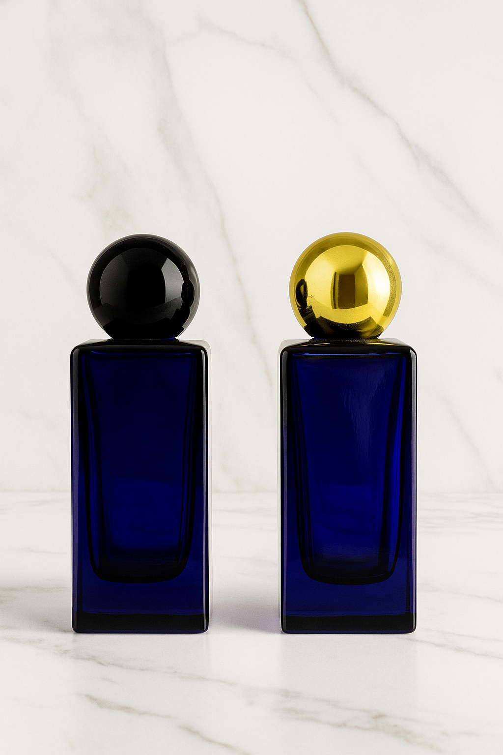 50ML SQUARE BOTTLE BLUE