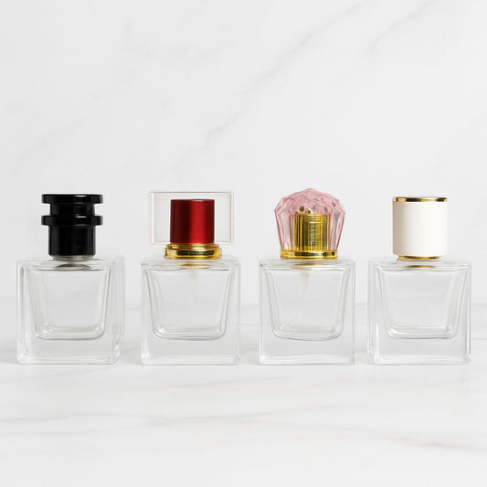 50ML Easy Crimp Square Bottle (72pcs Ctn Qty)